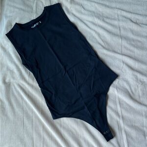 Abercrombie black thong bodysuit size M